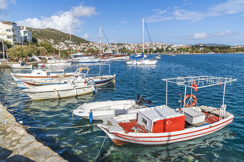 Datca harbour. Marmaris, Mugla / Turkey.